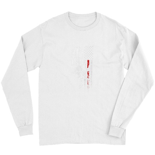 Mens Brazilian Jiu Jitsu American Flag US Sports Fathers Day Long Sleeves