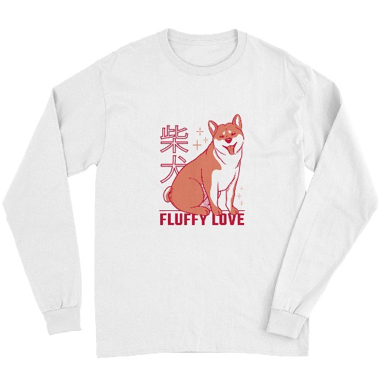 Dog Shiba Inu Funny Shiba Inu Uni Dog Japanese Signs Love Long Sleeves