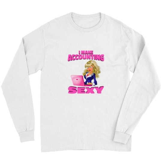 Reading Book Bookkeeper Cpa Accounting Finance Sexy Accountant Reader Long Sleeves