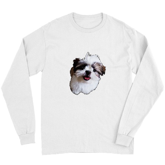 Shih Tzu Dog Breed Shihtzu Gift T Mom Dad Long Sleeves