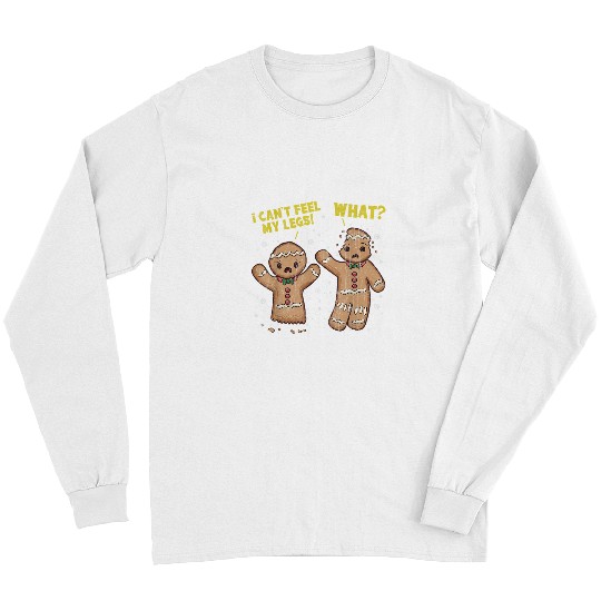 Funny Baking Gingerbread Man Christmas Gift For CoWorker Long Sleeves