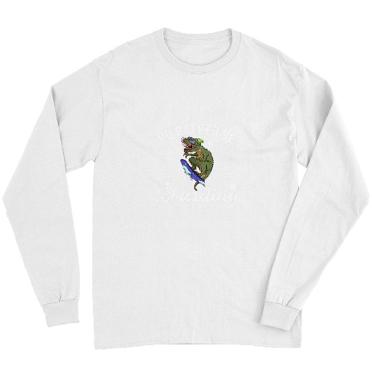 Skiing Ski Snowboarding reptile snowboarder snow skiing Long Sleeves