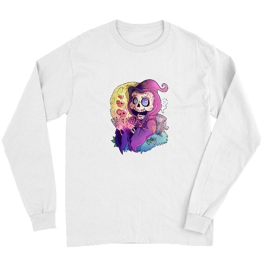 Kawaii Death Pastel Goth Aesthetic Halloween Lover Occult 262 Long Sleeves