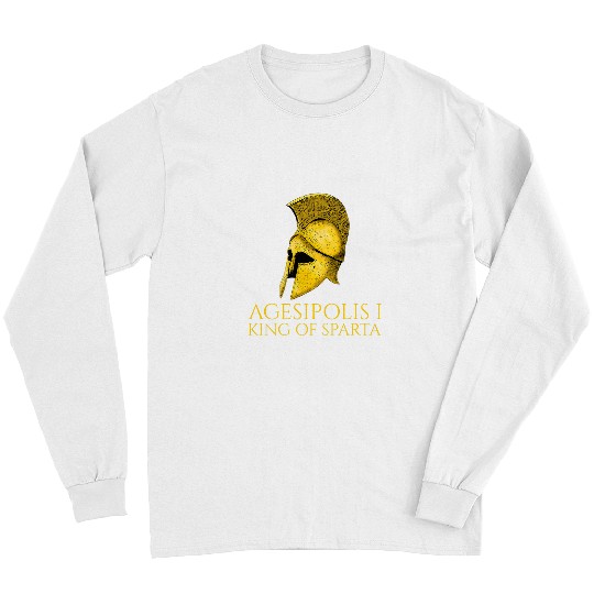 Agesipolis I King Of Sparta Ancient Greek Spartan Helmet Long Sleeves