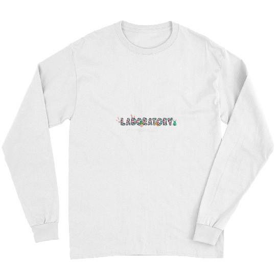 Laboratory Scientist Easter Lab Tech Bunny Long Sleeves