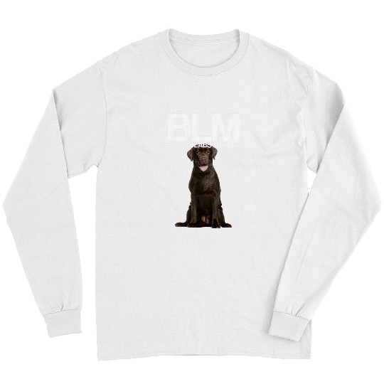 Labrador Lab Dog BLM Brown Labs Matter Labrador Retriever Long Sleeves