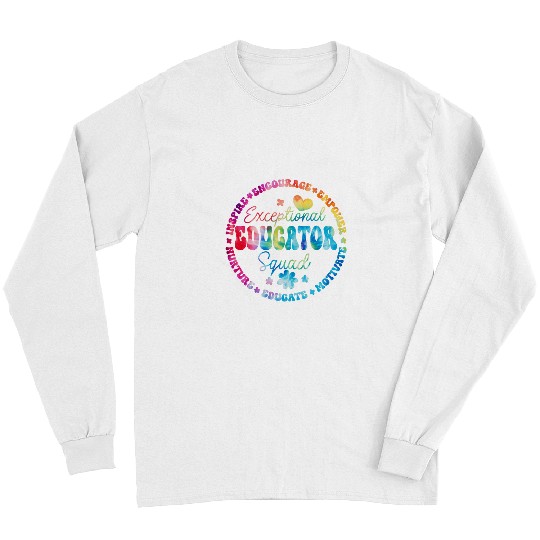 Exceptional Educator Squad Special Education Teacher Autism 1 Long Sleeves
