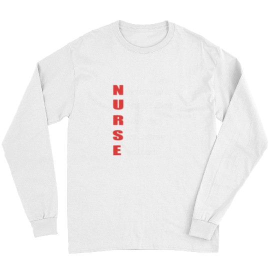 nurses Funny Licensed Health Care Provider Nursing Student Long Sleeves
