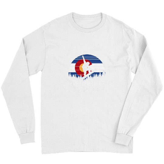 Skiing Ski Breckenridge CO Mountain Town Snowboarding Long Sleeves