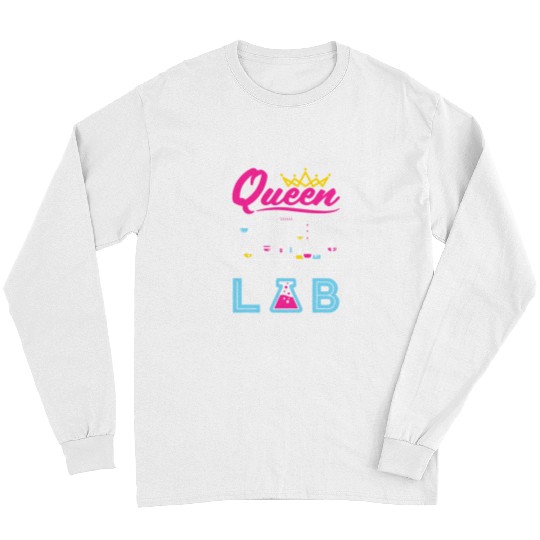Lab Queen Technologist Laboratory Scientist Women Long Sleeves