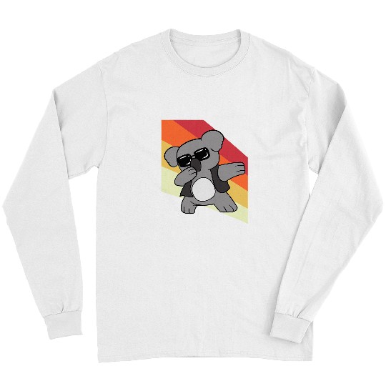 Funny Bear Koala bear Animal Dabbings Dab Dancing Cute Bears Long Sleeves