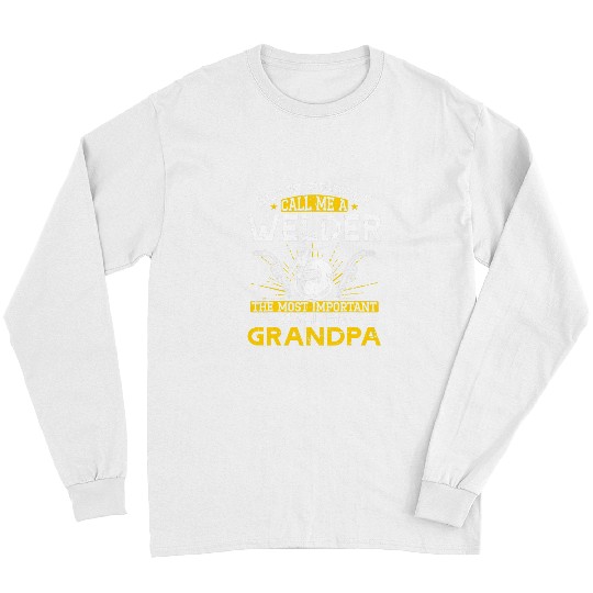 Welders Mens Handyman Craftsman Dad Grandpa Welder 32 Long Sleeves