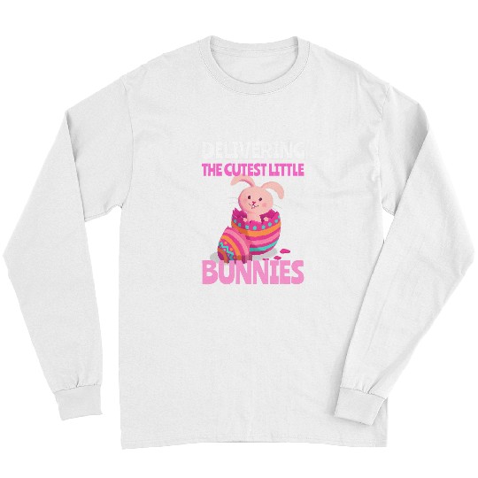Easter Pregnancy Delivering Cutest Bunnies nurses Labor Day Long Sleeves