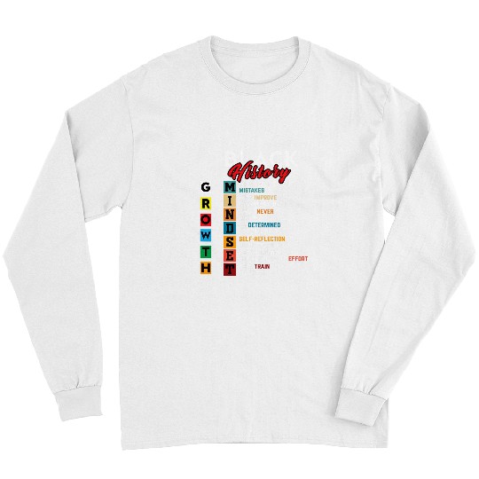 Growth Mindset Definition Cool Black History Month 2024 Long Sleeves