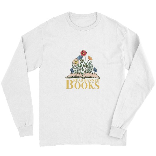 Reading Book Read Banned Books Reader Long Sleeves