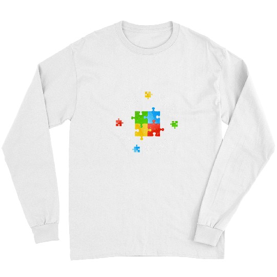 Autism Awareness Love Needs No Word Special Ed Teacher 3 Neurodiverse Long Sleeves