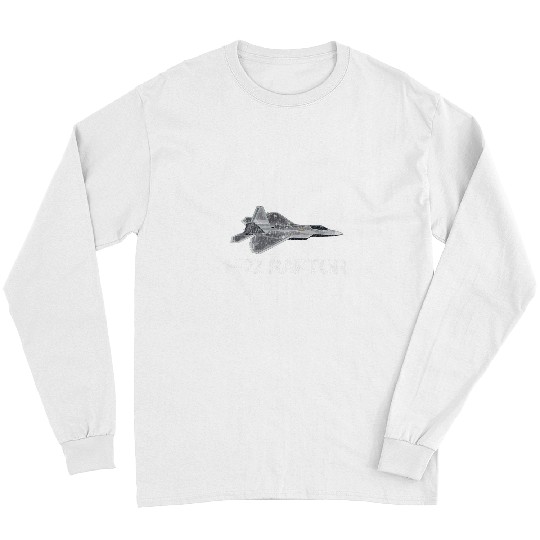 F22 Raptor Fighter Jet Military Pilot Long Sleeves