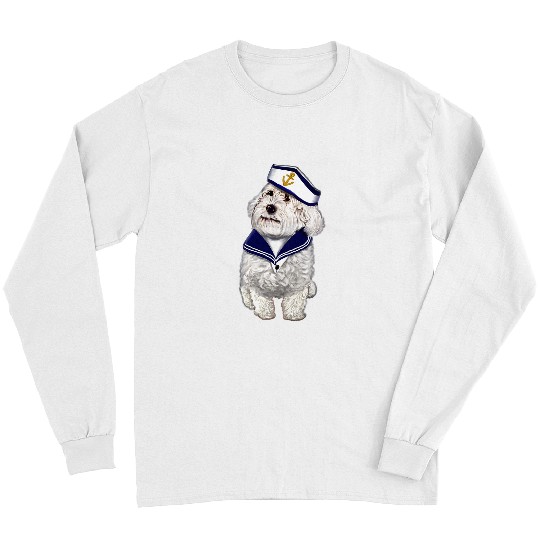 cavalier king charles spaniel sailor dress up Cavapoo dog Long Sleeves
