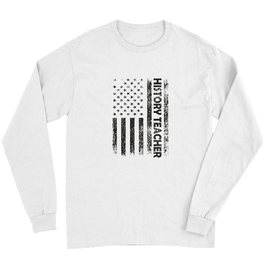 History Teacher School Teaching Student Long Sleeves