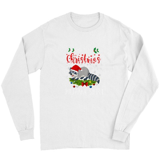 Raccoons My Christmas Pajama Christmas Stocking Santa Raccoon Lover 158 Long Sleeves