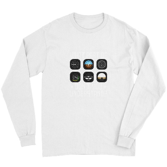 Funny Aviator Pilot Airplane Plane Aviation Gifts Men Women Long Sleeves