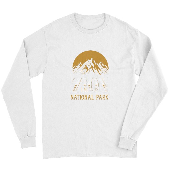 Camping Hiking Outdoor Gift Zion National Park Long Sleeves