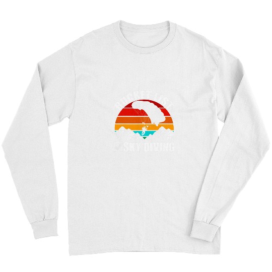 Skydiving Gift vintages Skydiver Skydiving Parachute Bucket List Sky Diving Long Sleeves