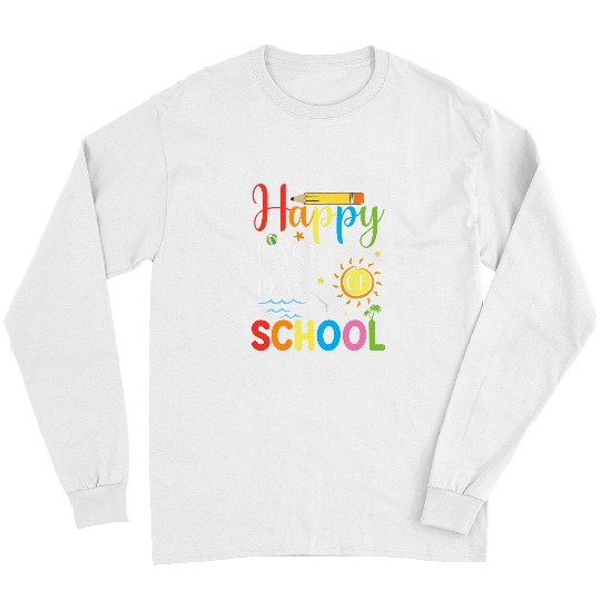 Happy Last Day of School Teacher Student Summer Graduation 1 Long Sleeves