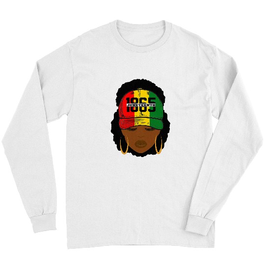 1865 Juneteenth Celebrate African American Freedom Day Women 3 Long Sleeves
