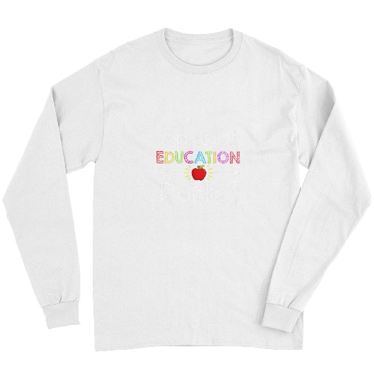 Special Education Rocks Teacher Student Back To School Long Sleeves