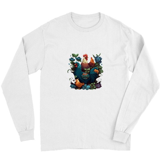 Gardening Plants and chickens 5 Long Sleeves