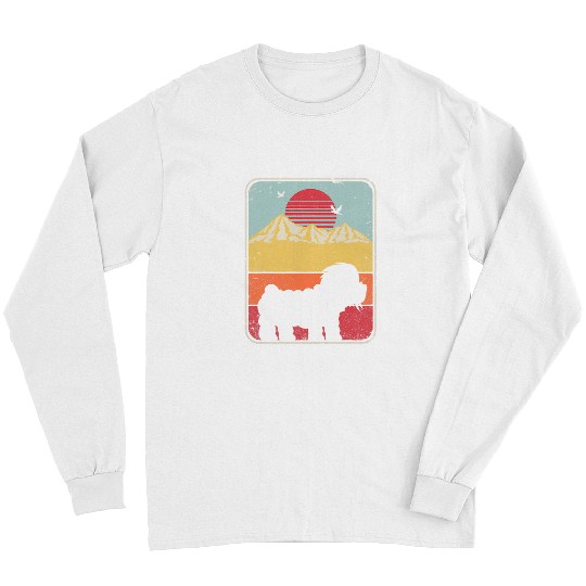 Shih Tzu  Retro Style Long Sleeves