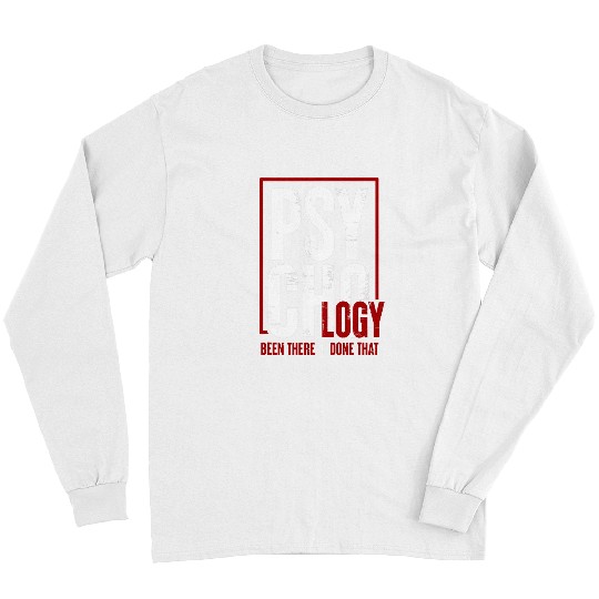 Funny Psychologist Psych Brain Scientist Therapy Psychology Long Sleeves