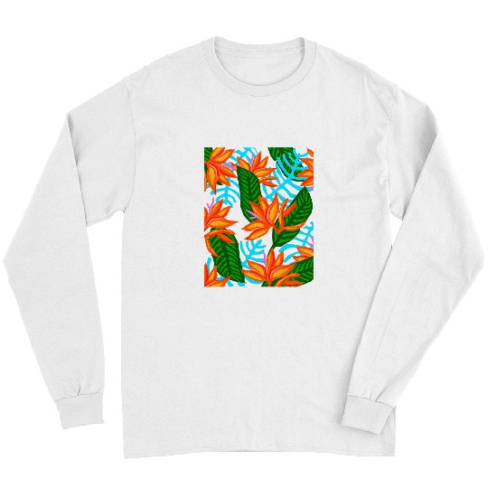 Bird of Paradise Tropical Long Sleeves