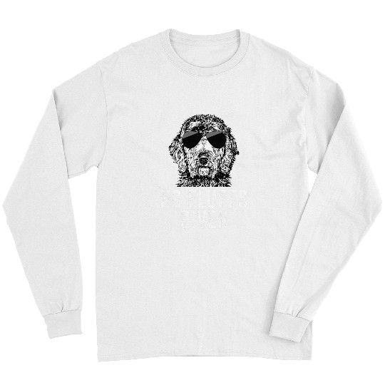 Funny Goldendoodle No Fluffs Given Goldendoodle Dog Mom Dad Doodle Dog Long Sleeves