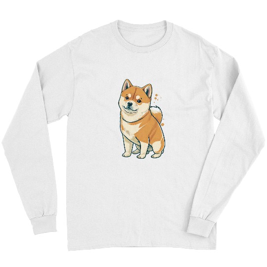Dog Shiba Inu Lover Mom Dad 66 Long Sleeves
