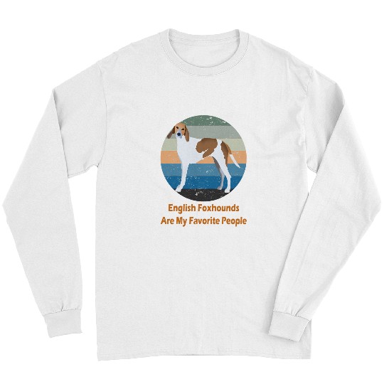 English Foxhound dog 2 Long Sleeves