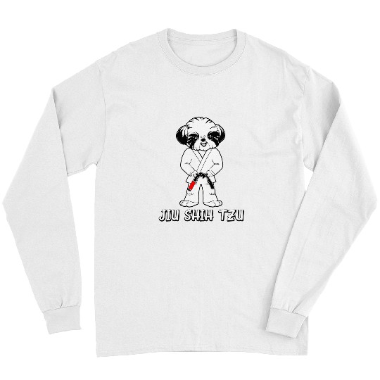 Jiu Jitsu BJJ Shih Tzu Martial Arts Practitioner Long Sleeves