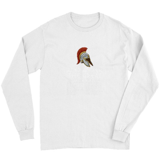 Alexander The Great World Tour Ancient Greek History 3 Long Sleeves
