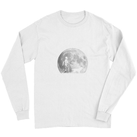 Skeletons Skulls English Springer Spaniel Halloween Skeletons Dog Youth Gift Skull Long Sleeves