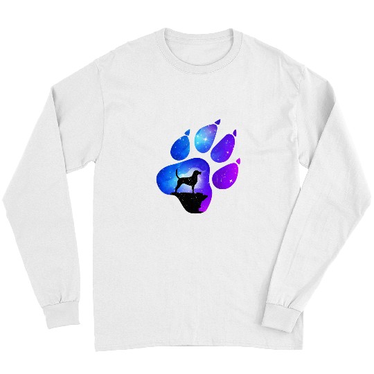 English Foxhound Paw Dog Lover Mom Dad Long Sleeves