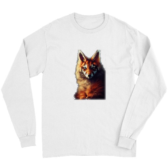 Atmosphere Hypercute FoxHybrid Maine Coon Tiger Fluffy Long Sleeves