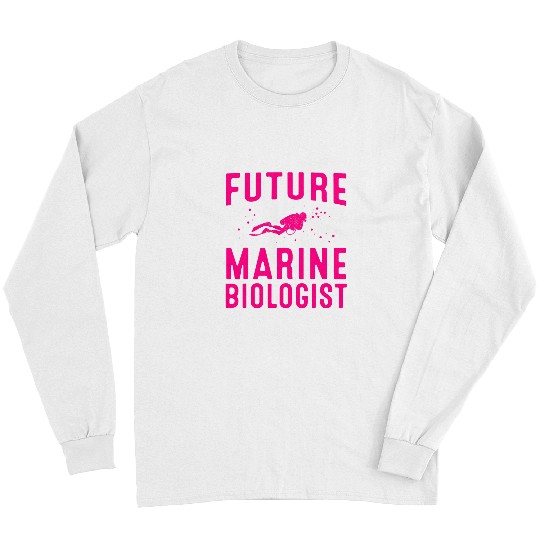 Funny Future Marine Biologist Gift Kids Cool Biology Student 1 Long Sleeves