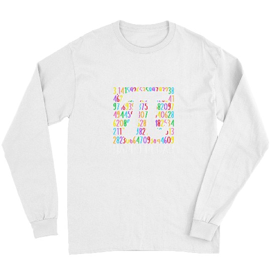 Happy Pi Day Kids Math Teachers Student Professor Pi Day 1 Long Sleeves