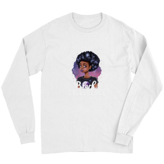 Black Excellence African Pride Black History Month 2 Long Sleeves