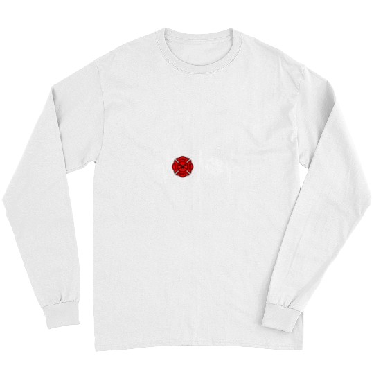 Fireman Firefighter Pizza Lover Firefighting Heartbeat Pizzas 250 Firemen Long Sleeves