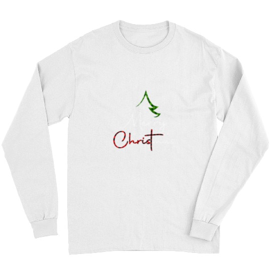 Christian Merry Christmas Christian buffalo plaids Christmas Jesus God 298 Bibble Jesus Christ Long Sleeves