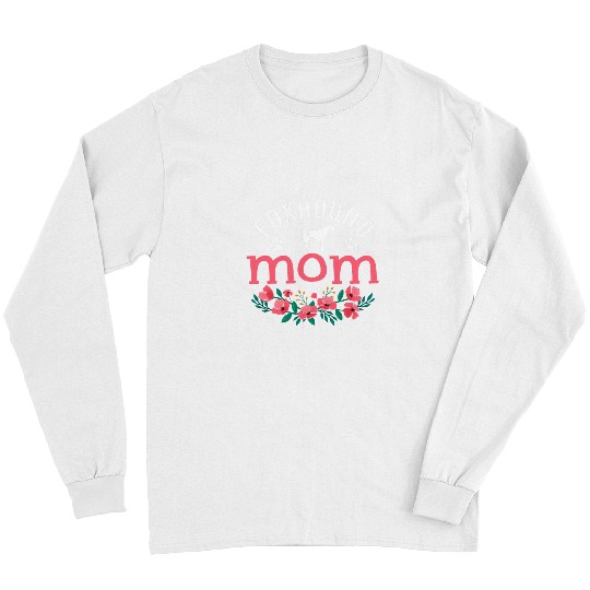 Foxhound Mom Gifts Womens Foxhound Dog Lover Owner Christmas Long Sleeves