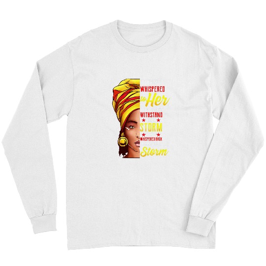 black history month african american woman i am storm Long Sleeves