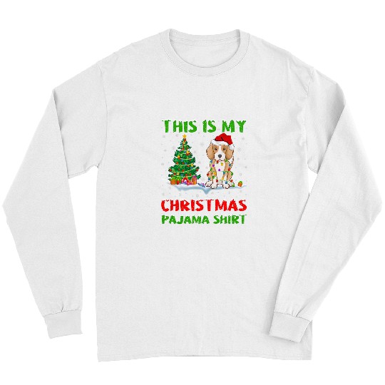 This Is My Christmas Pajama Foxhound Dog Christmas Long Sleeves